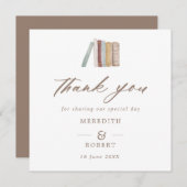 結婚の水彩書道広場 サンキューカード (正面/裏面)