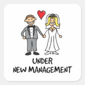 結婚の漫画 – 新しい管理下 スクエアシール (正面)