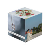 結婚の特別な瞬間フォトキューブ新婚ギフト フォトキューブ (裏面アングル)