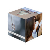 結婚の特別な瞬間フォトキューブ新婚ギフト フォトキューブ (裏面アングル)