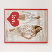 結婚の申し出はあなたの写真を私と結婚してくれるだろう ジグソーパズル (横)