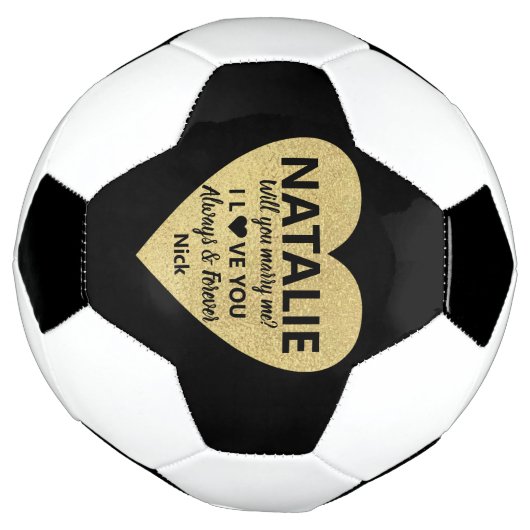 結婚の申し込みがあったら結婚してくれ サッカーボール (回転)