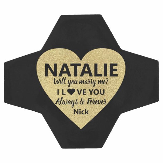 結婚の申し込みがあったら結婚してくれ サッカーボール (フラット)