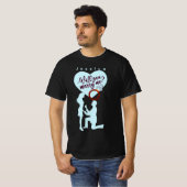 結婚の申し込み名前をカスタムする Tシャツ (正面フル)