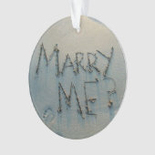 結婚の申し込み – 私と結婚してくれるか?オーナメント オーナメント (正面)