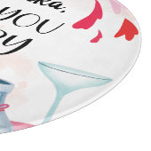 結婚の申出 |私と結婚してくれる？名前をカスタムする カッティングボード (角)