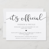 結婚の発表と披露宴招待状 招待状 (正面)