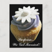 結婚の発表の郵便はがき 案内ポストカード (正面)
