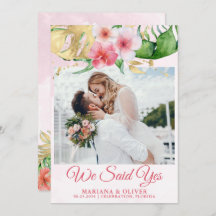 結婚の発表熱帯花金ゴールド