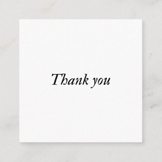 結婚の登録新婚旅行ファンドQrコードギフト エンクロージャーカード (裏面)