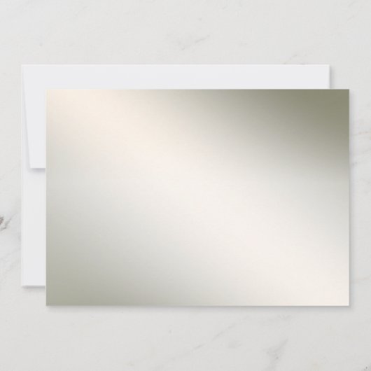 結婚の白い鳥のコカトゥー緑葉の素朴粒 招待状 (裏面)