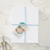 結婚の目的地パスポートコンパス ギフトタグ (より糸付き)