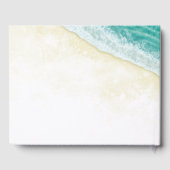 結婚の目的地パスポートコンパス ゲストブック (裏面)