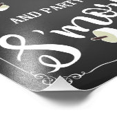 結婚の看板パーティーの看板 フォトプリント            (角)