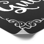 結婚の看板「ゲストブック」 ポスター (角)