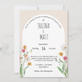 結婚の祝スタイル 招待状 (正面)