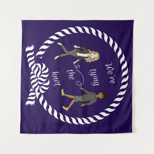 結婚の約束をしよう カラーアニメの航海 タペストリー (正面(横))