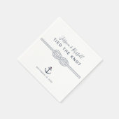 結婚の約束 アンカー ウェディング スタンダードカクテルナプキン (角)