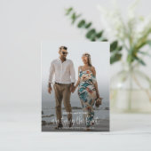 結婚の約束 ウェディング セーブ・ザ・デート フォト ポストカード (スタンド正面)