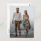 結婚の約束 ウェディング セーブ・ザ・デート フォト ポストカード (正面/裏面)