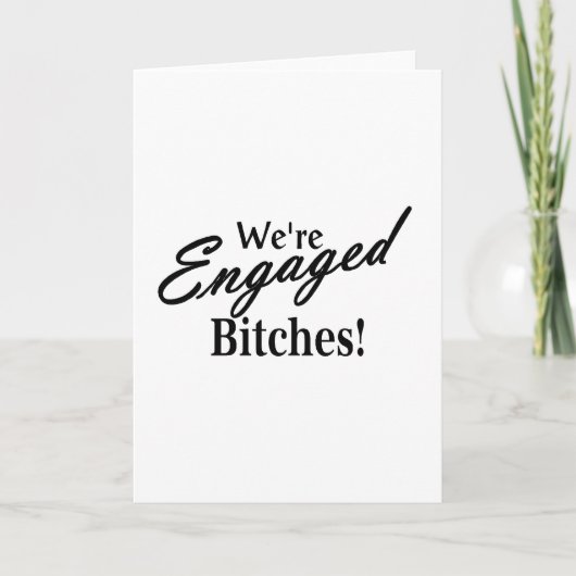 結婚の約束 案内状 (正面)