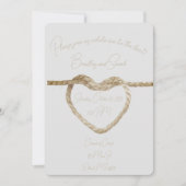 結婚の約束 - 結婚式の招待状 招待状 (正面)