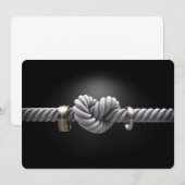 結婚の約束 結婚指輪のカード 招待状 (正面/裏面)