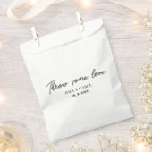 結婚の紙吹雪エレガントとおもしろいお祝いトス フェイバーバッグ (クリップ留めされた状態)
