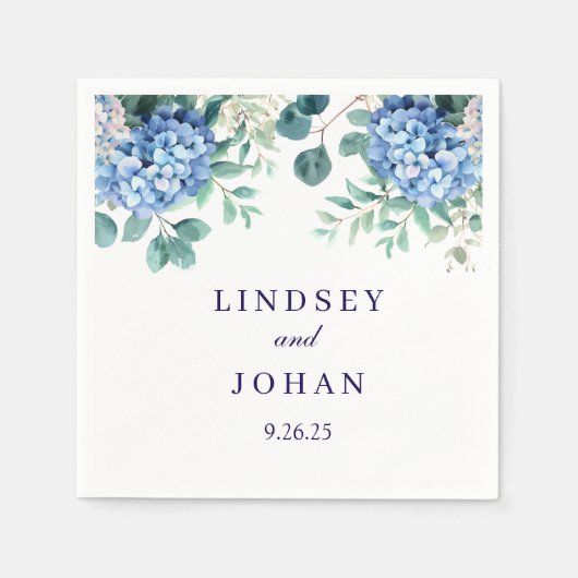 結婚の紙 スタンダードカクテルナプキン (正面)