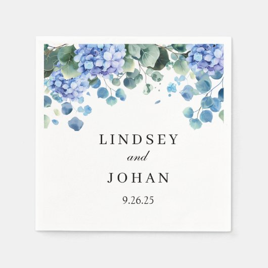 結婚の紙 スタンダードカクテルナプキン (正面)