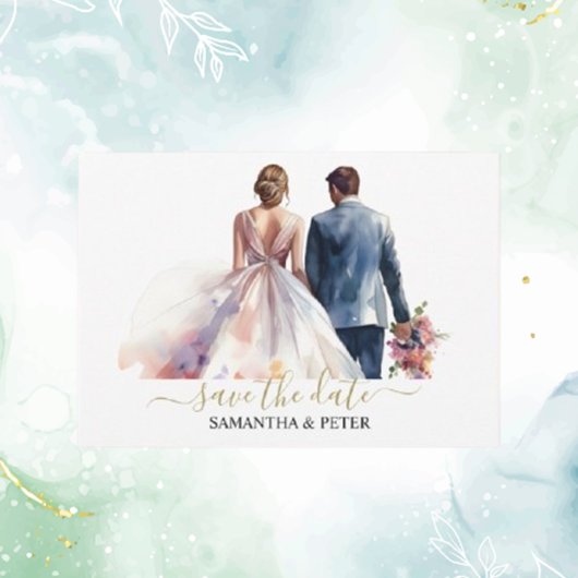 結婚の素朴クラシックフローラ 出欠カード