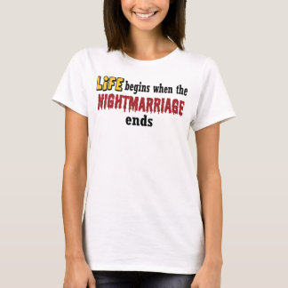結婚の終わり Tシャツ