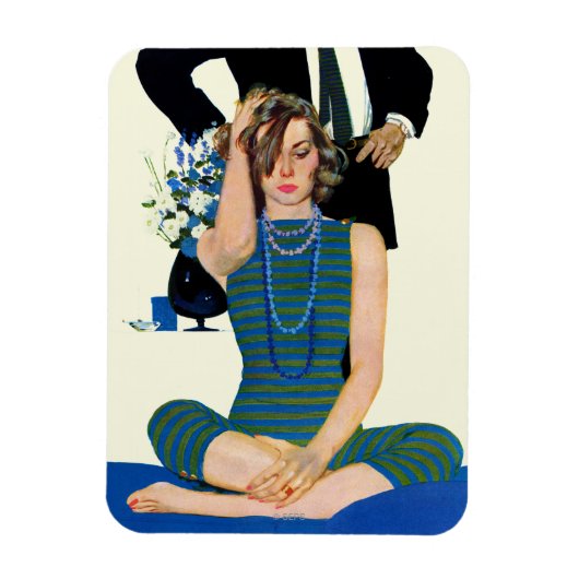 結婚の終了 マグネット (縦)