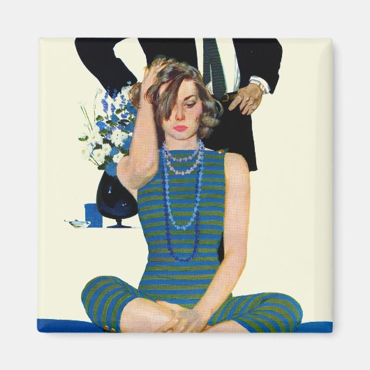 結婚の終了 マグネット (正面)