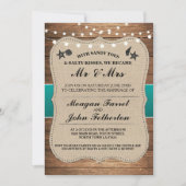 結婚の結婚式の招待の後に私はビーチテーマ 招待状 (正面)