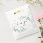 結婚の緑のデザイン感謝していよ フェイバーバッグ (封をした状態)