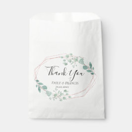 結婚の緑のデザイン感謝していよ フェイバーバッグ