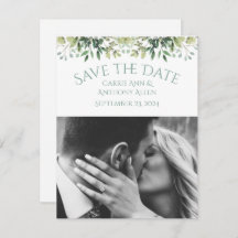 結婚の緑のユーカリの水色