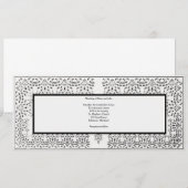 結婚の縁ど招待状 招待状 (正面/裏面)