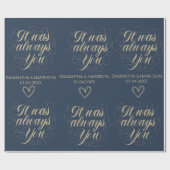 結婚の航海の好きクラシックな人だ ラッピングペーパー (フラット)