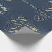 結婚の航海の好きクラシックな人だ ラッピングペーパー (角)