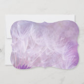 結婚の花ブライダルロマンチックな運命の運命 招待状 (裏面)