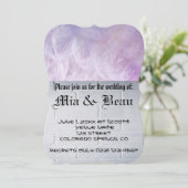 結婚の花ブライダルロマンチックな運命の運命 招待状 (スタンド正面)