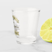 結婚の花婿介添人ヴィンテージシンプルクラシックショットガラス ショットグラス (右)