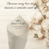 結婚の花弁コーン保有者紙吹雪投げ式