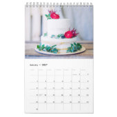結婚の花束2025ビジネスカレンダー カレンダー (1月 2027)