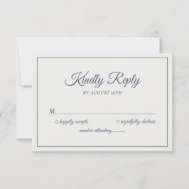 結婚の親切なモダン返事 出欠カード