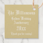 結婚の記念日のライトレターWモノグラム フェイバータグ (裏面)