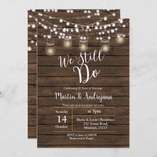 結婚の記念日まだ招待状を発行する 招待状 (正面/裏面)