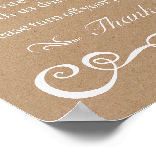 結婚の詰め素朴結婚外し式 ポスター (角)